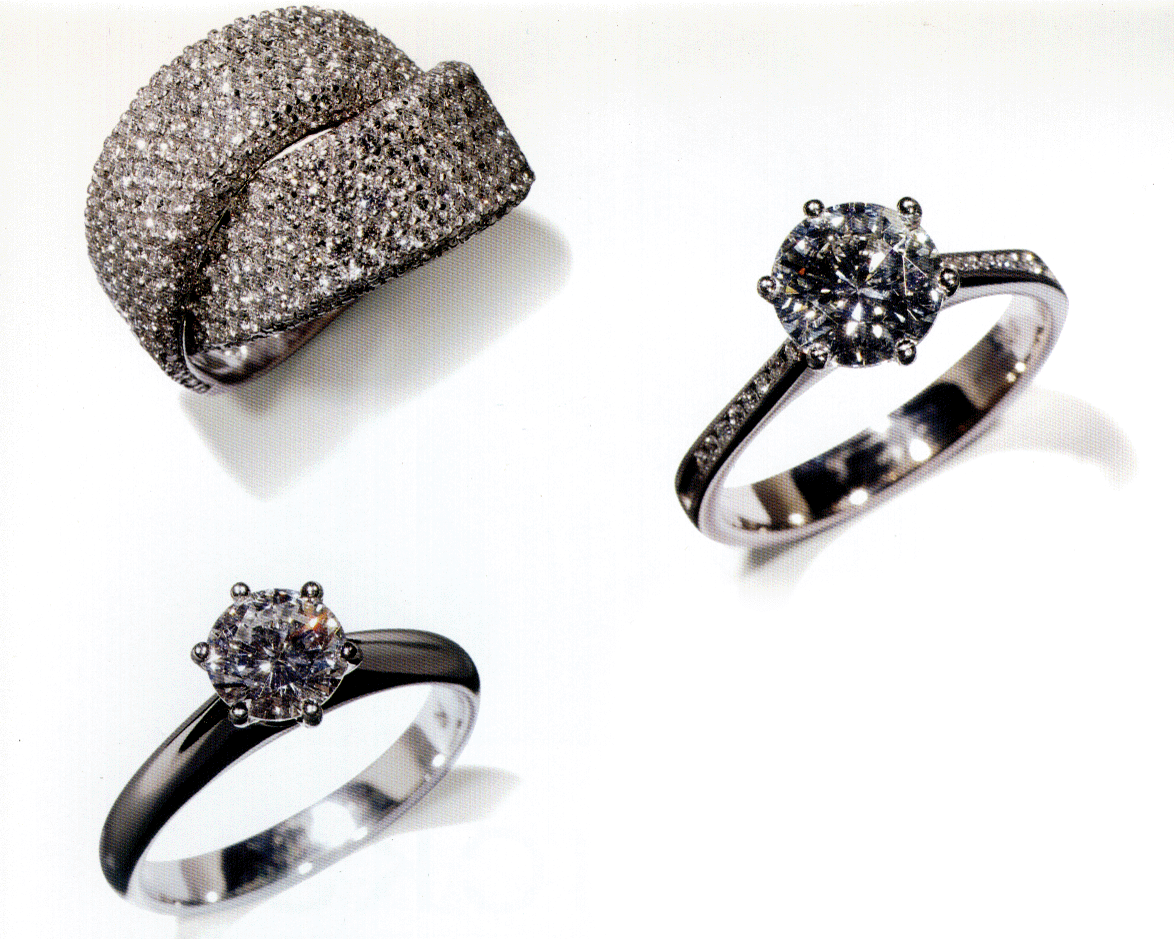 Pave Set Rings
